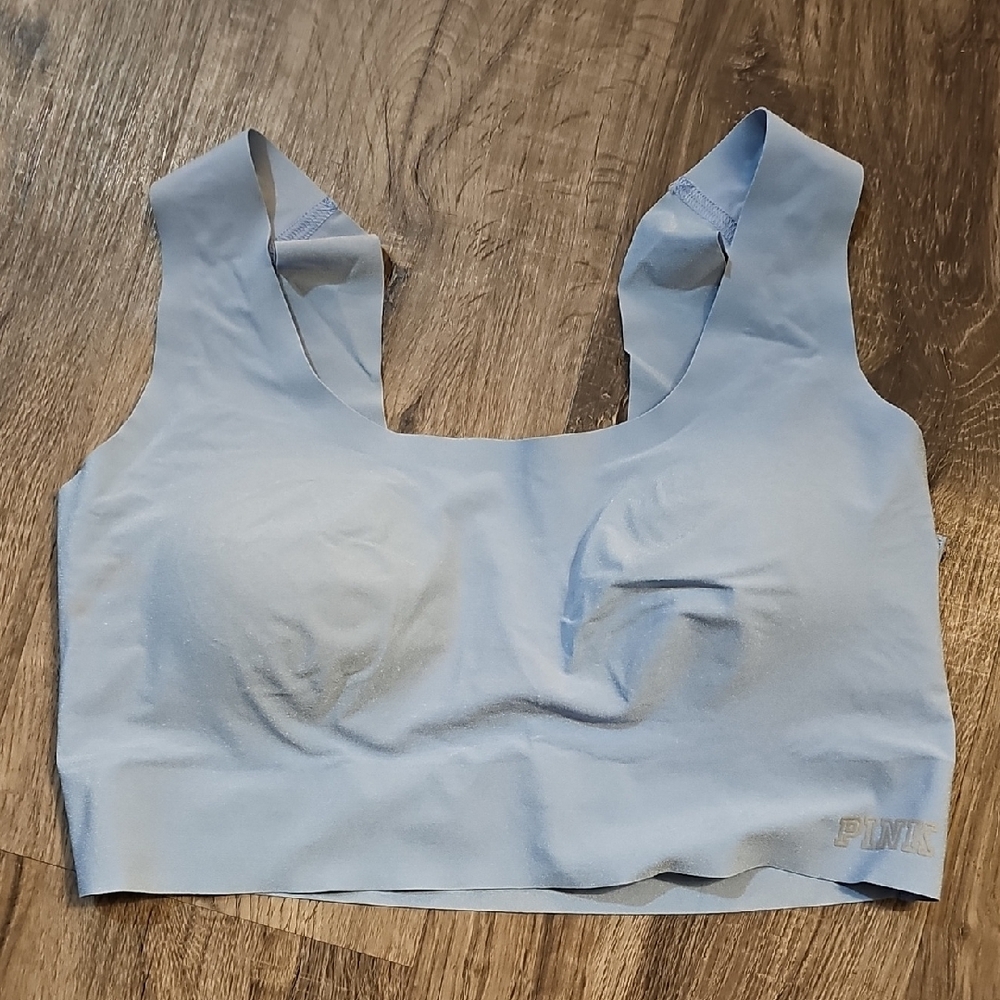 PINK Victoria's Secret Women's Light Blue Bra